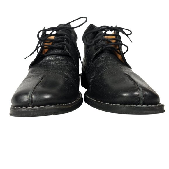 SANDRO Men’s Black Soft Pebbled Leather Ankle Boots Size 9.5 D main image 7